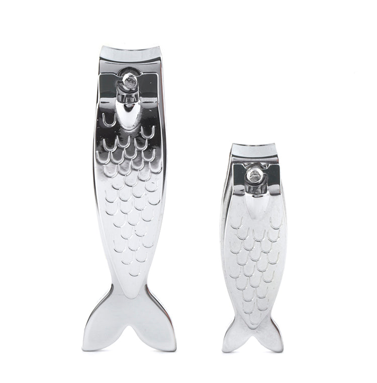 Kikkerland Big Fish Nagelknipser Set 2tlg Fisch Maniküre
