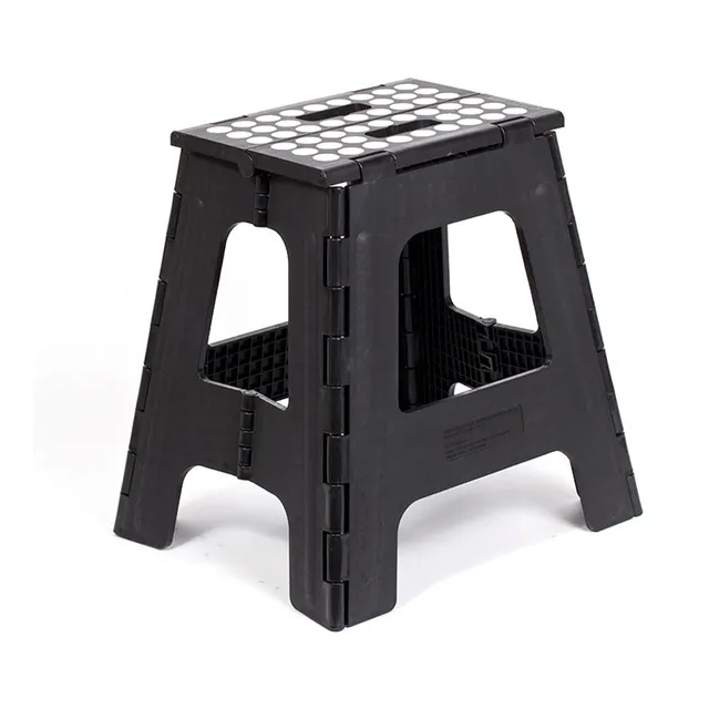 Kikkerland Home Rhino II Tritthocker klappbar Schwarz