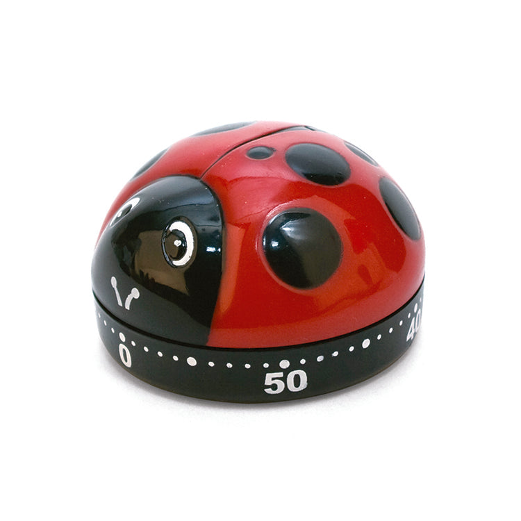 Kikkerland Kitchen Ladybug Küchentimer Marienkäfer 60 Min