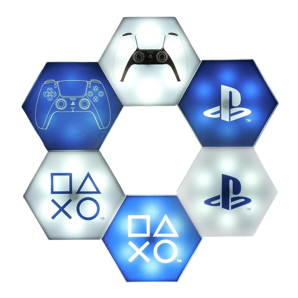 Paladone Lighting PlayStation Hexagon LED-Lichter Playstation 6er