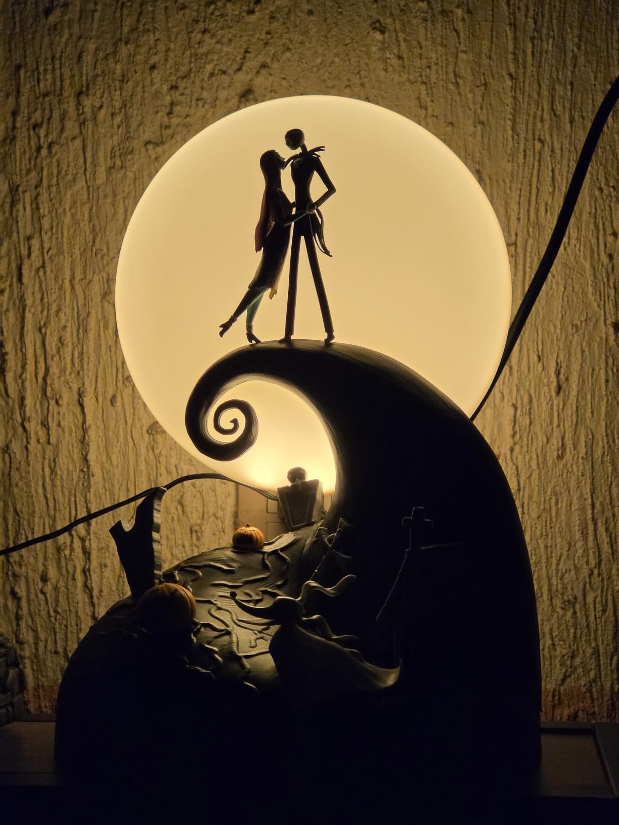 Paladone Nightmare Before Christmas Diorama Lampe 30cm USB