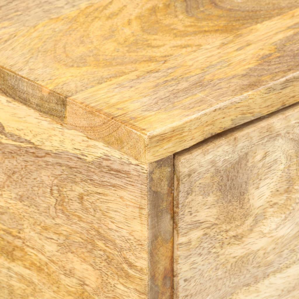 vidaXL Konsolentisch Mangoholz 115x35x76 cm mit Schubladen
