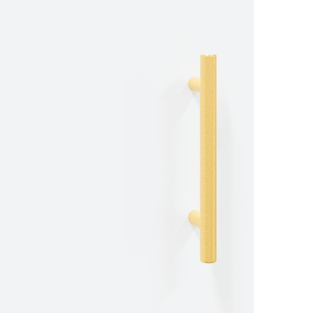 vidaXL Sideboard 69,5x34x90 cm Holz Weiß mit Türen