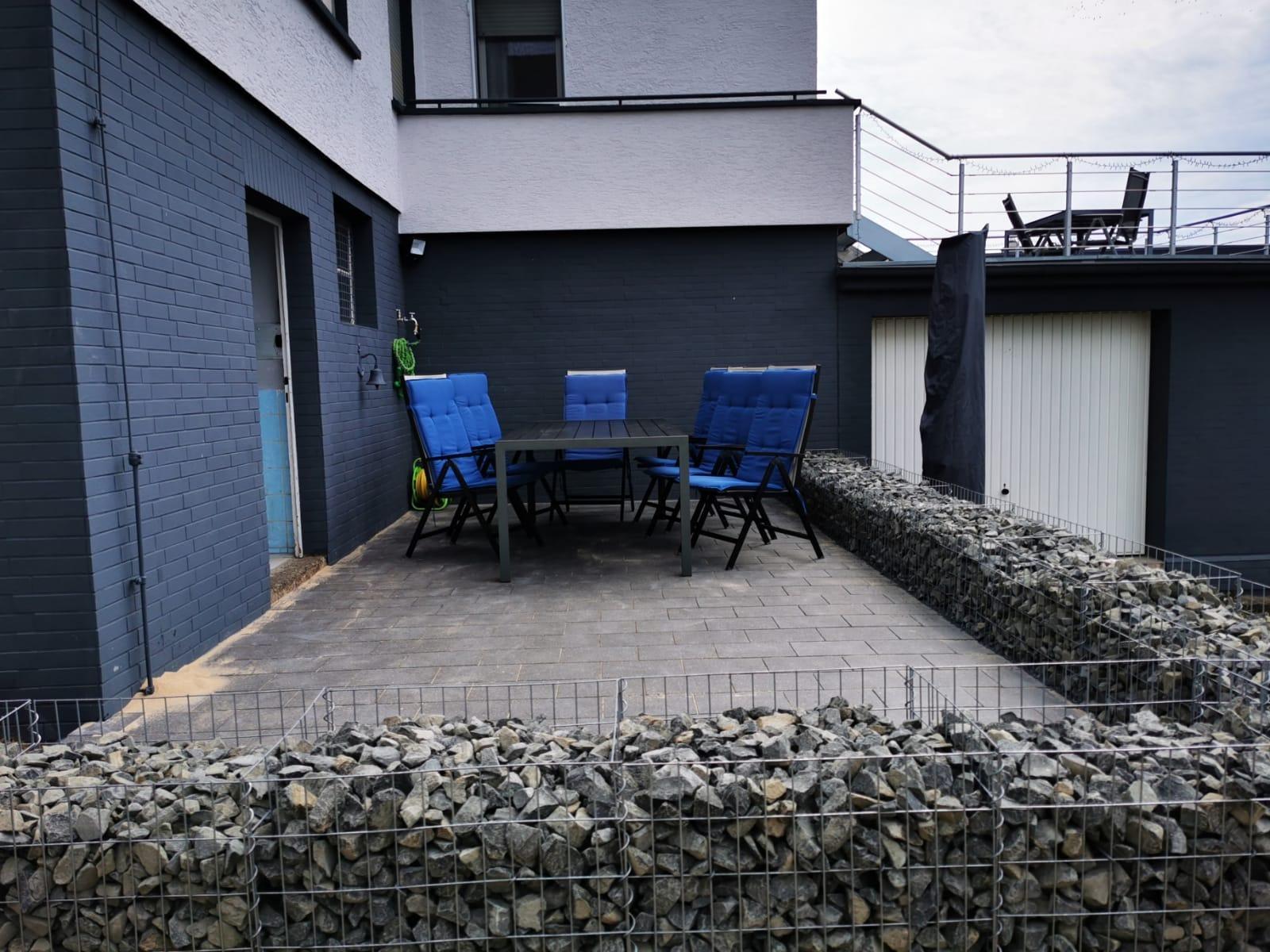 vidaXL Heim & Garten Gabionenwand Stahl 100x20x150 cm verzinkt