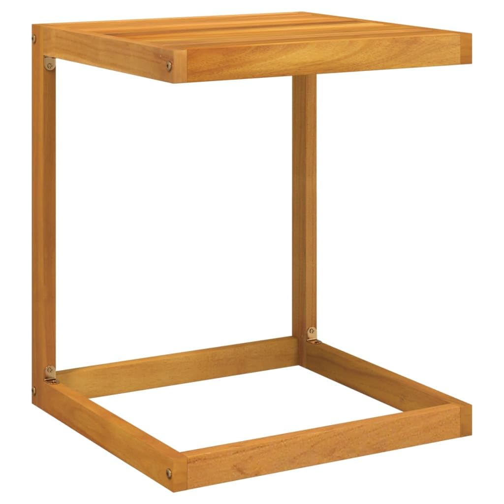 vidaXL Heim & Garten C-Tisch Akazie 42x40x50 cm Beistelltisch