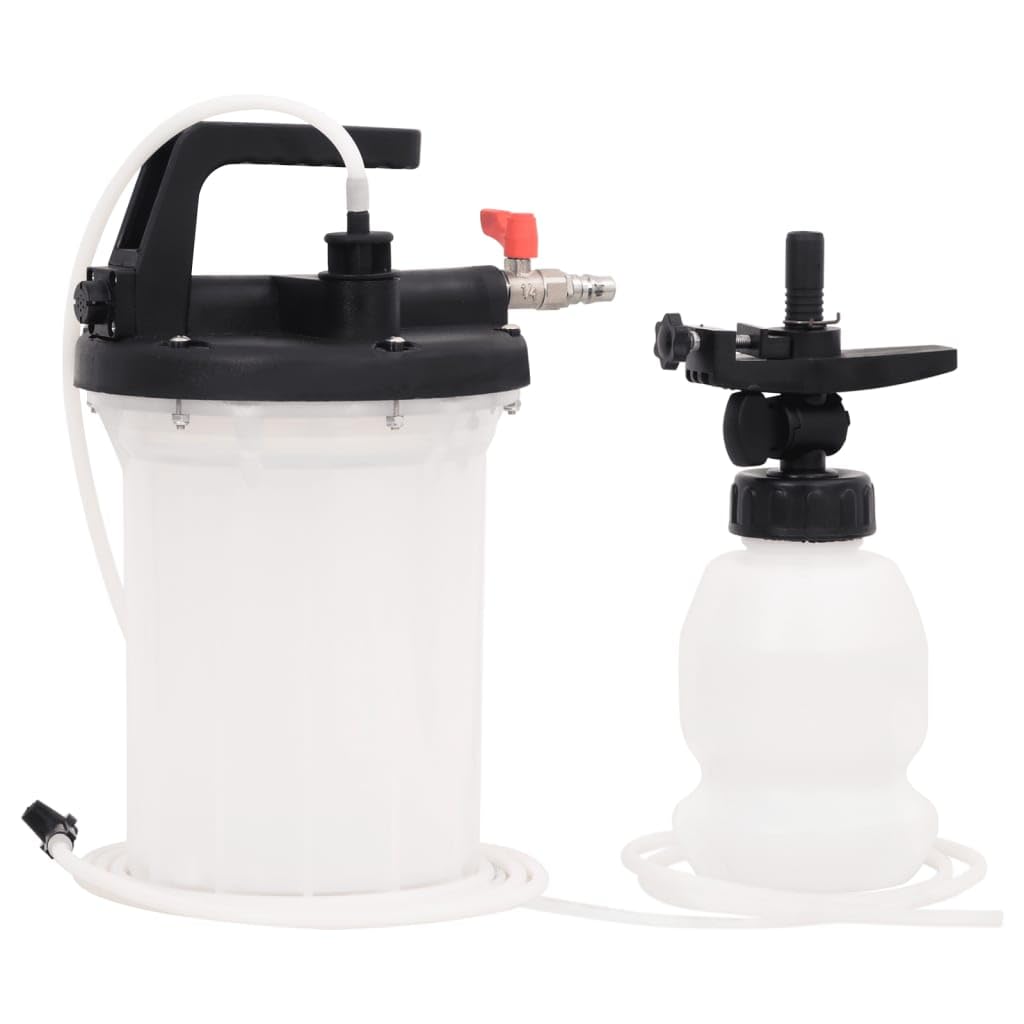 vidaXL Bremsenentlüfter Druckluft Entlüfter 3L Weiß Schwarz