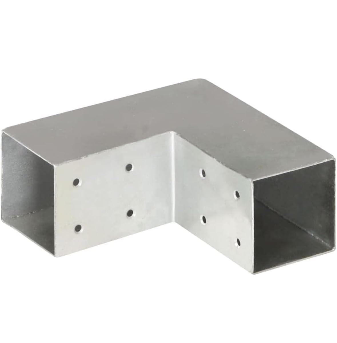 vidaXL Pfostenverbinder L-Form 71x71 mm verzinkt Metall