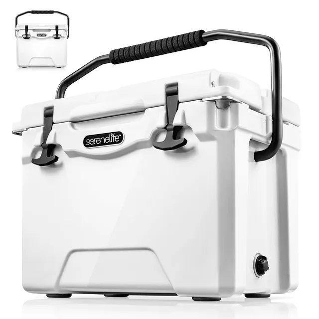 Serenelife Camping Kühlbox 25 Qt für 63 Dosen