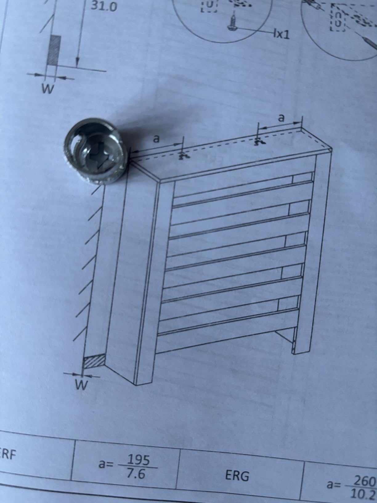 vidaXL Heimwerkerbedarf Heizkörperverkleidung 78x20x82 weiß Holz