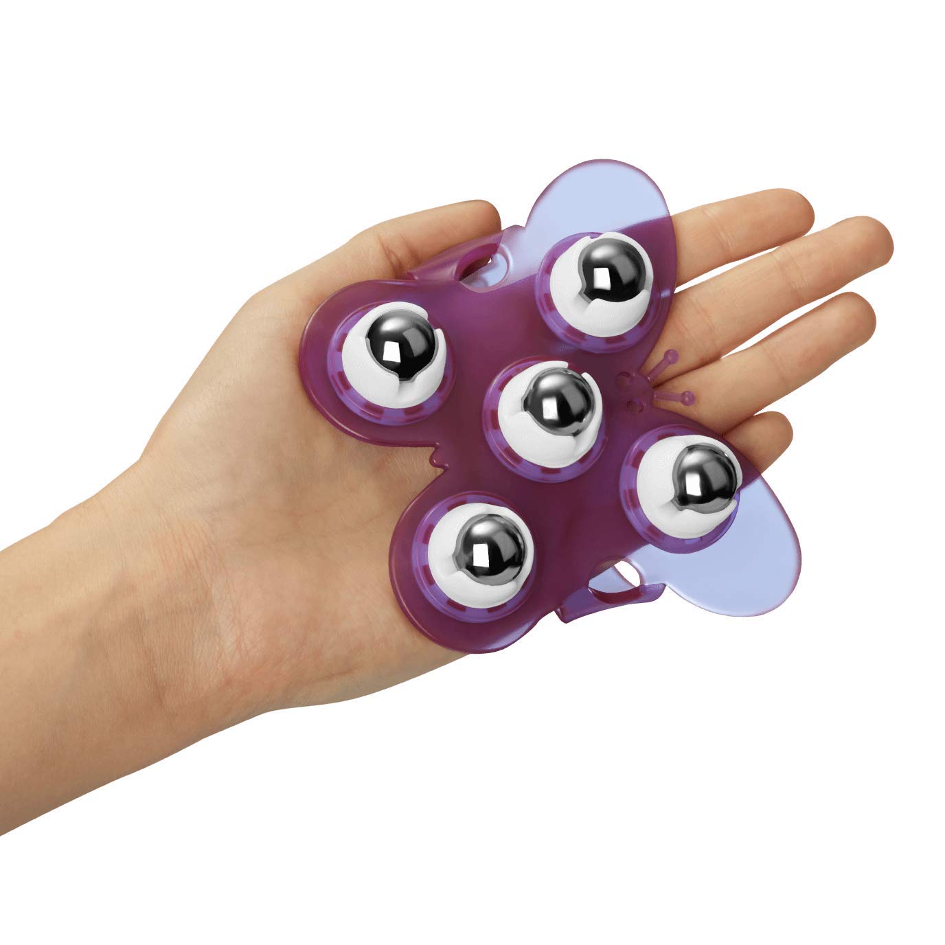 EIS Massagezubehör Massagehandschuh Edelstahlkugeln
