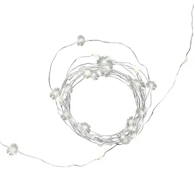 Kikkerland Home Silver Wire Lichterkette Batterie Draht