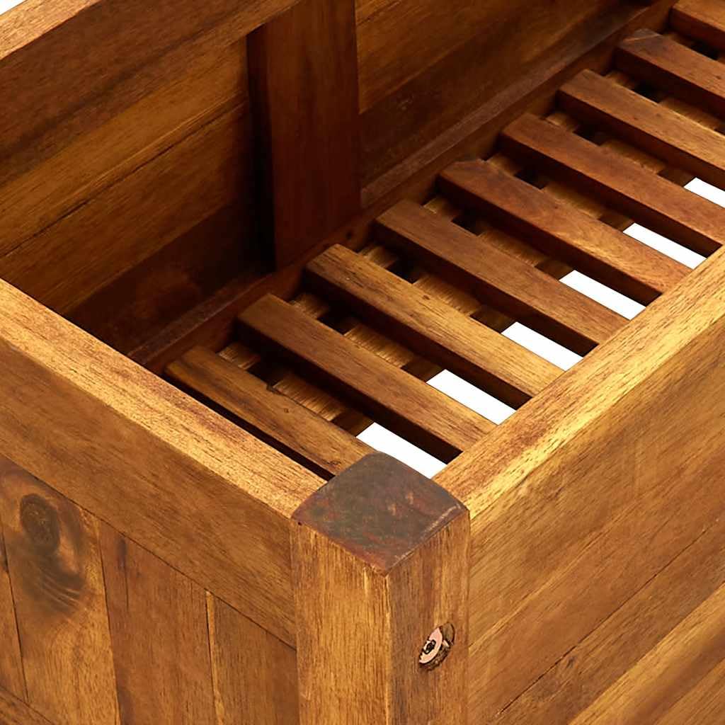 vidaXL Heim & Garten Hochbeet Akazienholz 100x30x25 cm