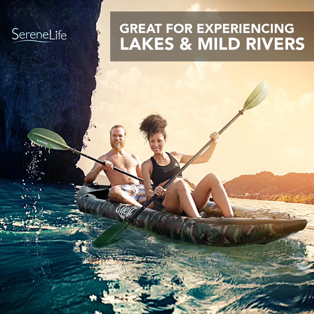 Serenelife Pool Set Kajak 2 Personen Camo 300 kg