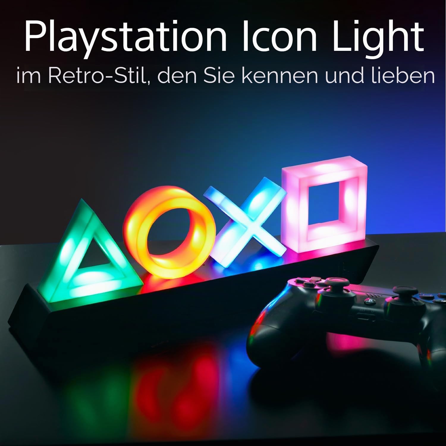 Paladone Lighting PP4140PS Icons Lampe Farbwechsel 31 cm