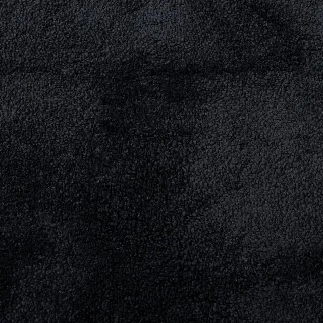 vidaXL Teppich Oviedo Kurzflor schwarz 240x240 cm