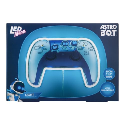 Paladone Lighting Astrobot LED-Neonlicht Wandmontage weiß-blau