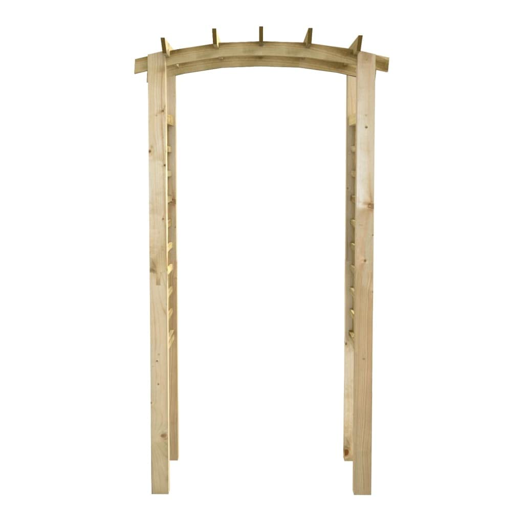vidaXL Heim & Garten Rosenbogen 110x60x210 Kiefer Imprägniert