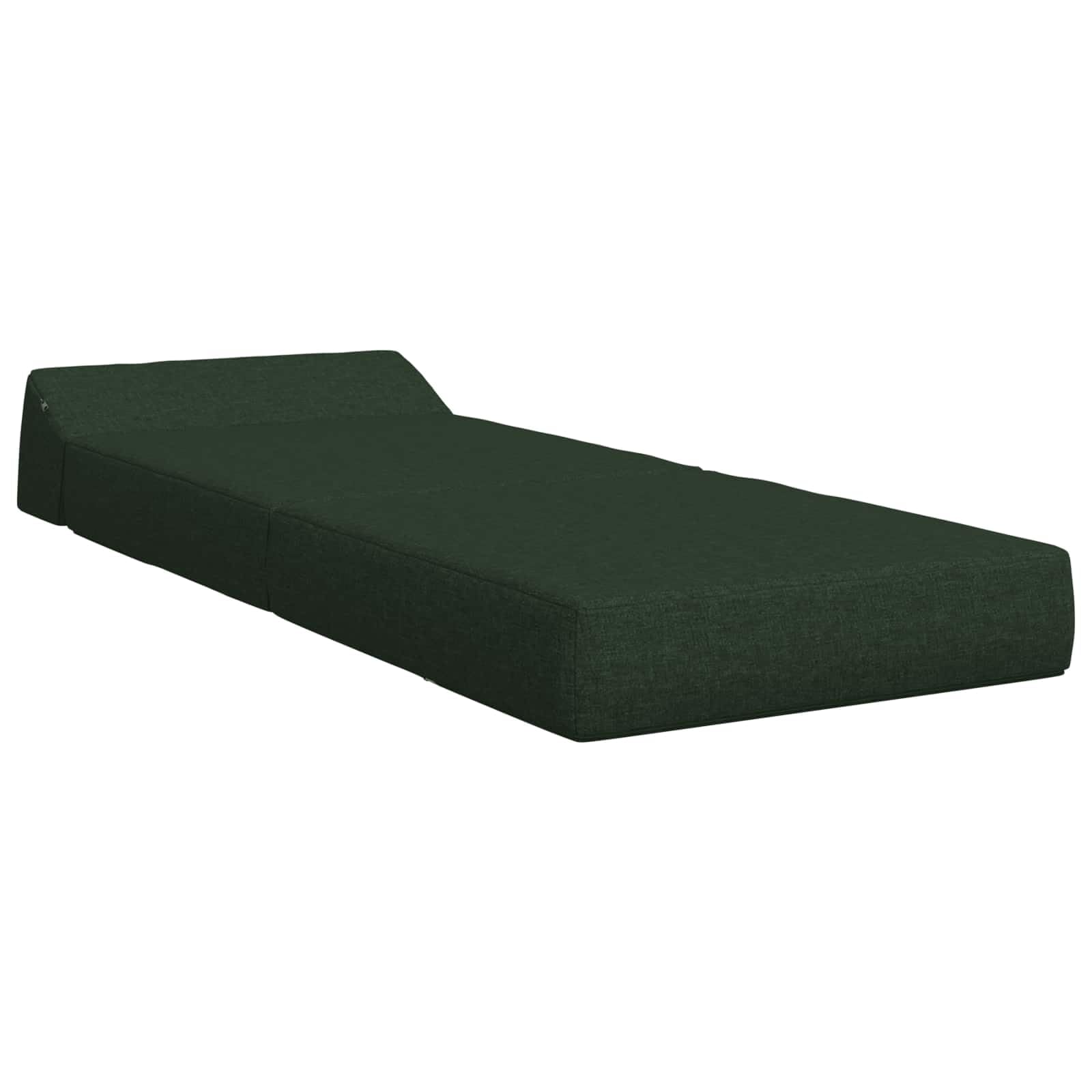 vidaXL Möbel Klappsofa Bett Schlafsofa Dunkelgrün 160 cm