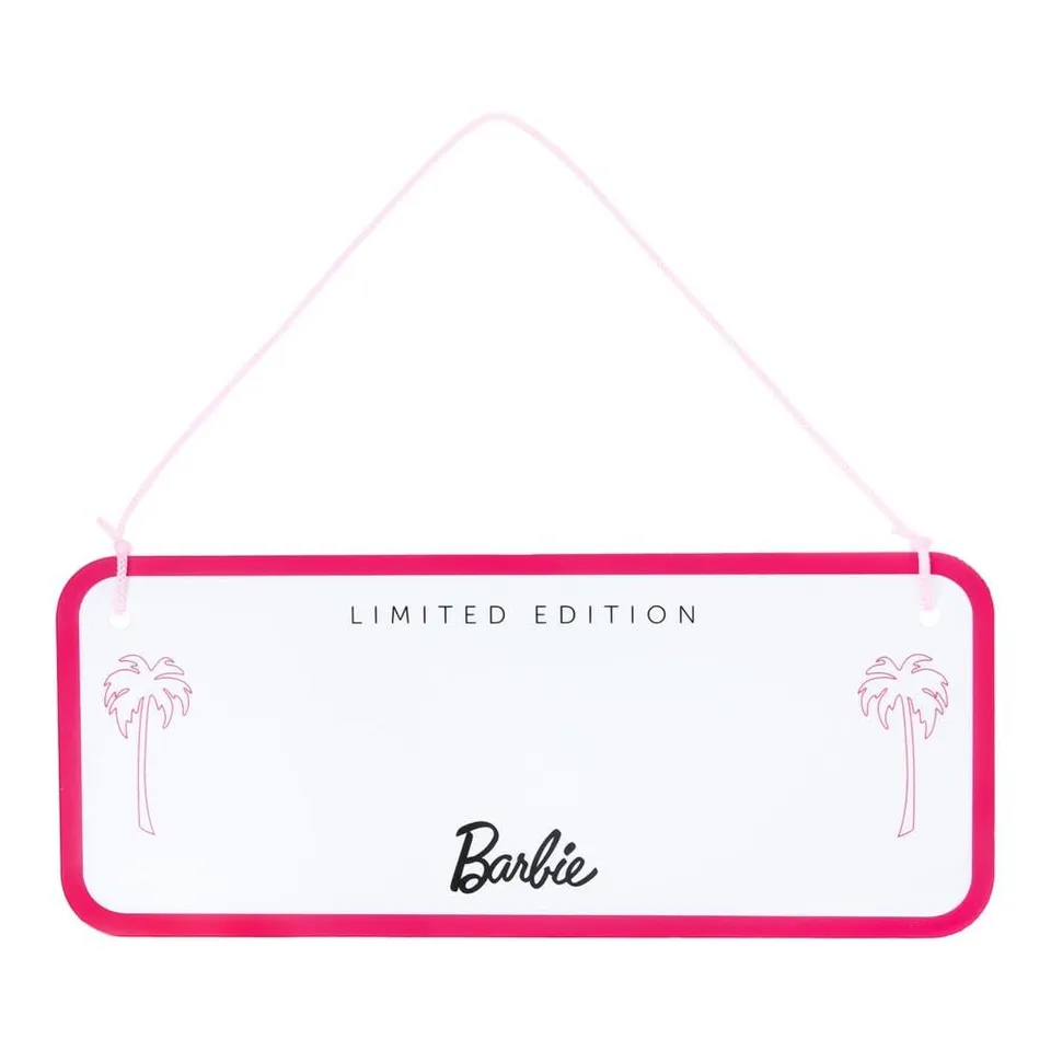 Paladone Barbie Zimmerschild 25x10 cm Türschild mit Aufkleber