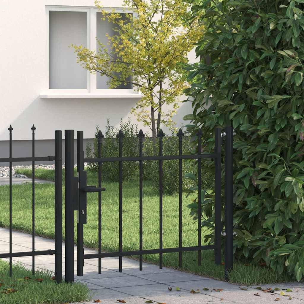 vidaXL Boxtel Gartentor 100x75 cm Stahl Speerspitze