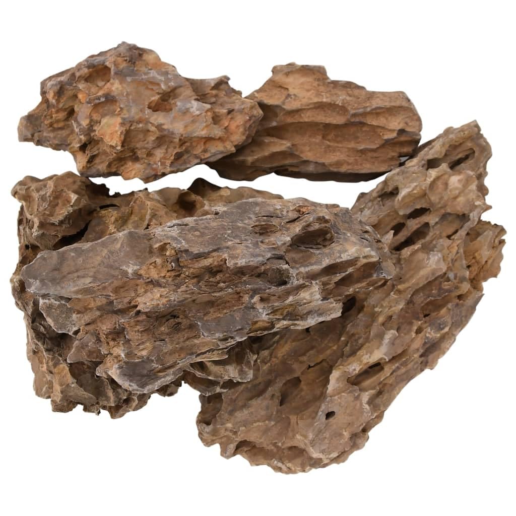 vidaXL Drachensteine Mehrfarbig 10-30 cm Aquarium Deko 25 kg