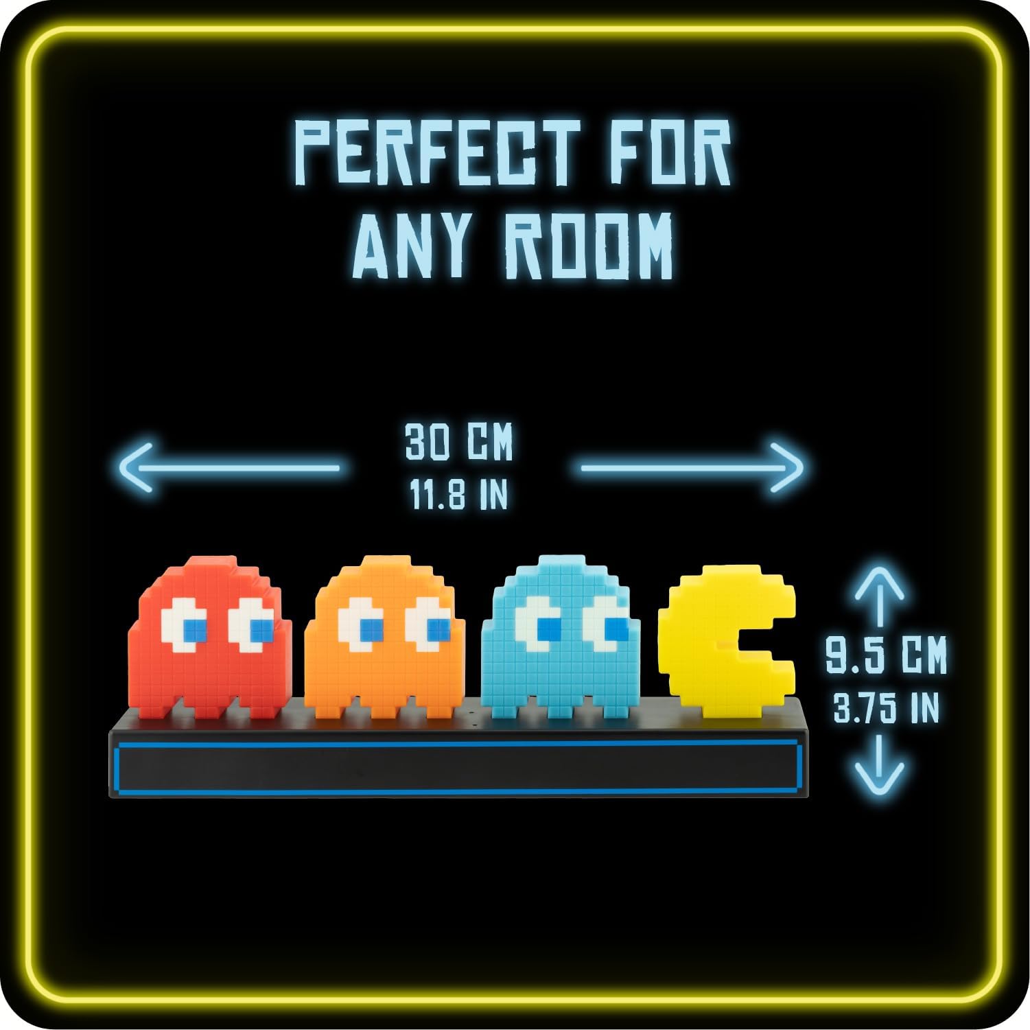 Paladone Pac Man Geister Schreibtischlicht LED 30 cm 3 Modi