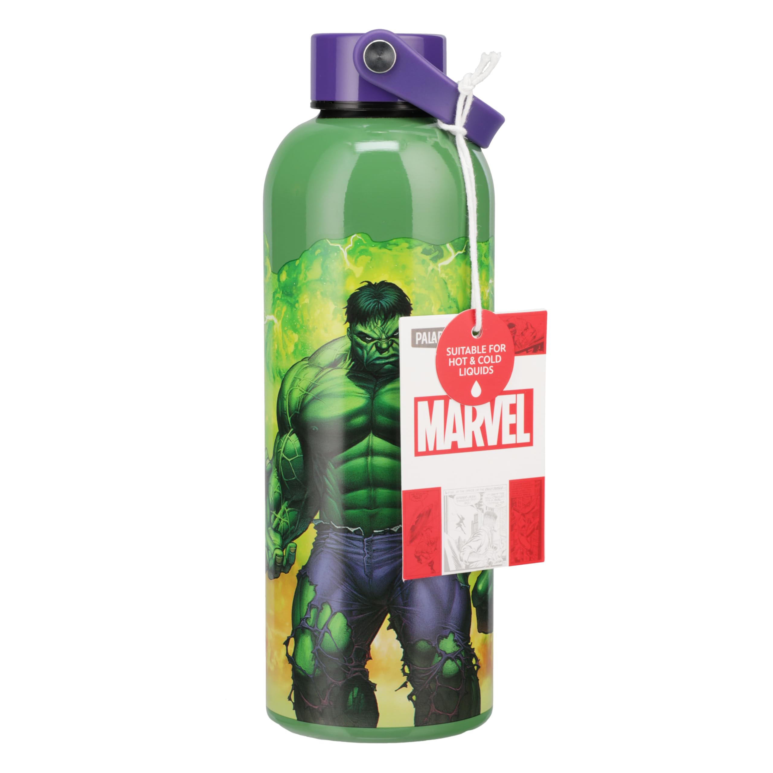 Paladone Marvel Hulk Trinkflasche Metall isoliert Geschenk
