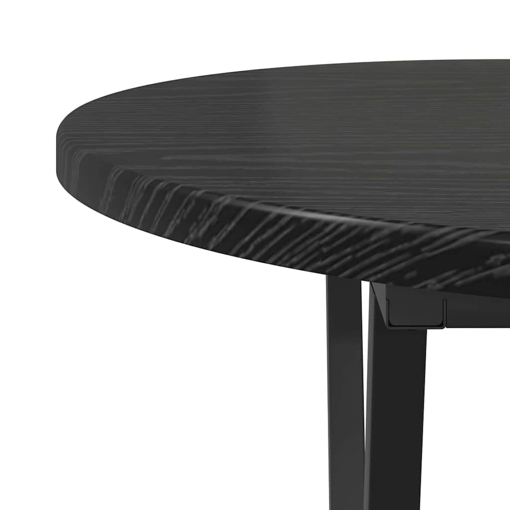 vidaXL Möbel Couchtisch 80x40x40,5 cm Schwarze Eiche Holzwerkstoff