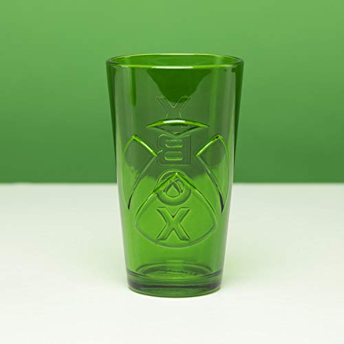 Paladone Xbox Glas grün Trinkglas offiziell lizenziert