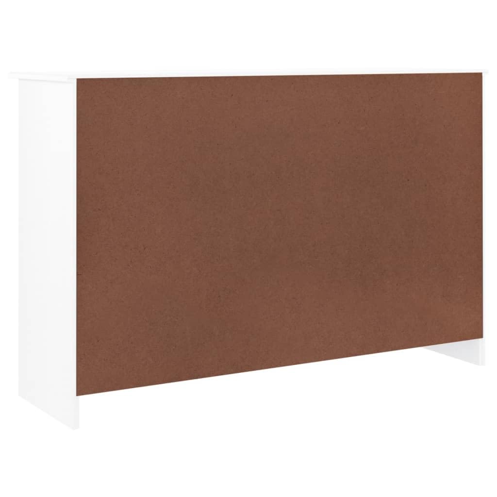 vidaXL Alta Kommode 112x35x73 cm Weiß Kiefer 7 Schub