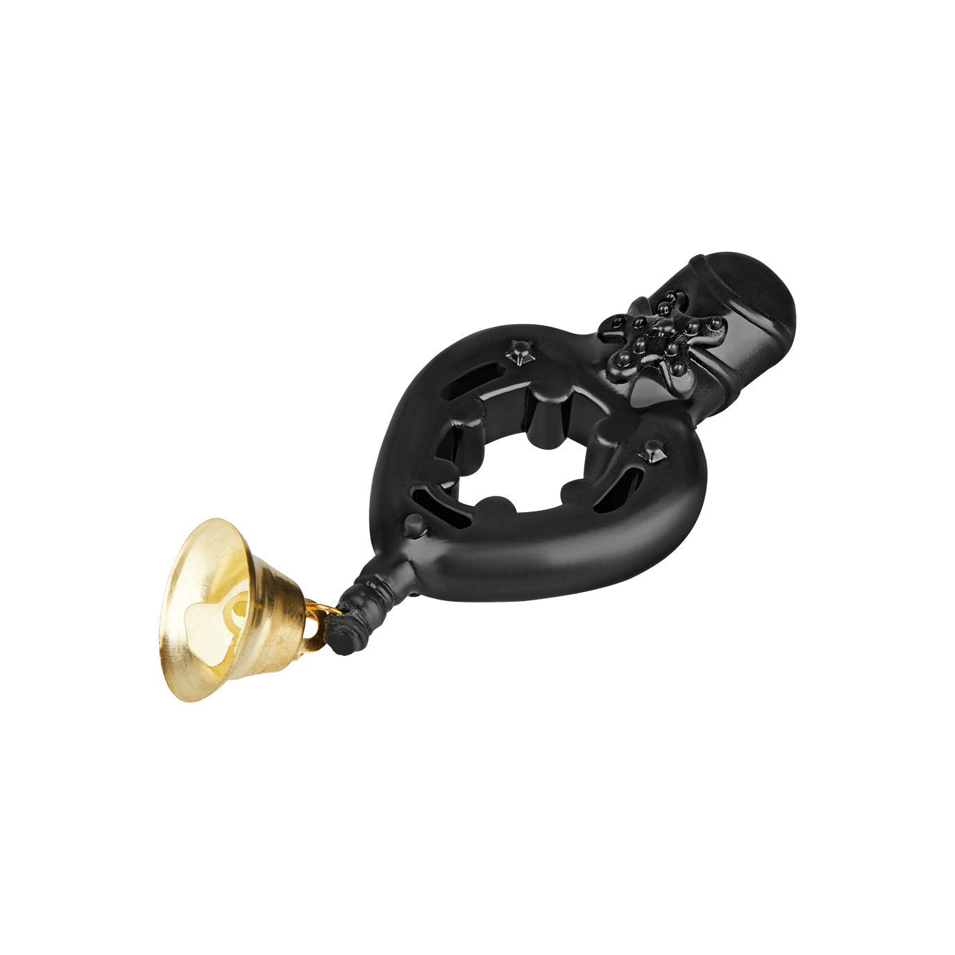 EIS Sextoys Penisring mit Glöckchen 2-5 cm schwarz genoppt