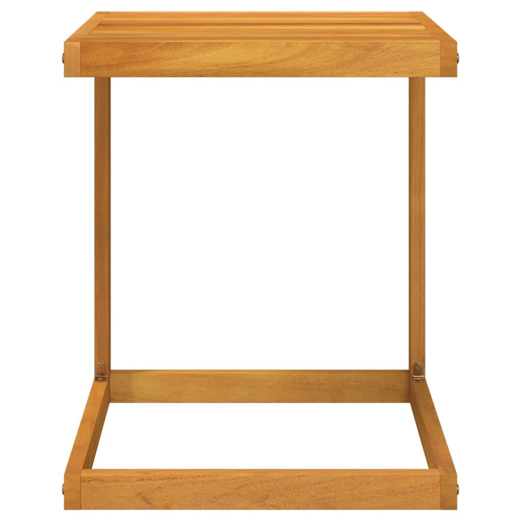 vidaXL Heim & Garten C-Tisch Akazie 42x40x50 cm Beistelltisch