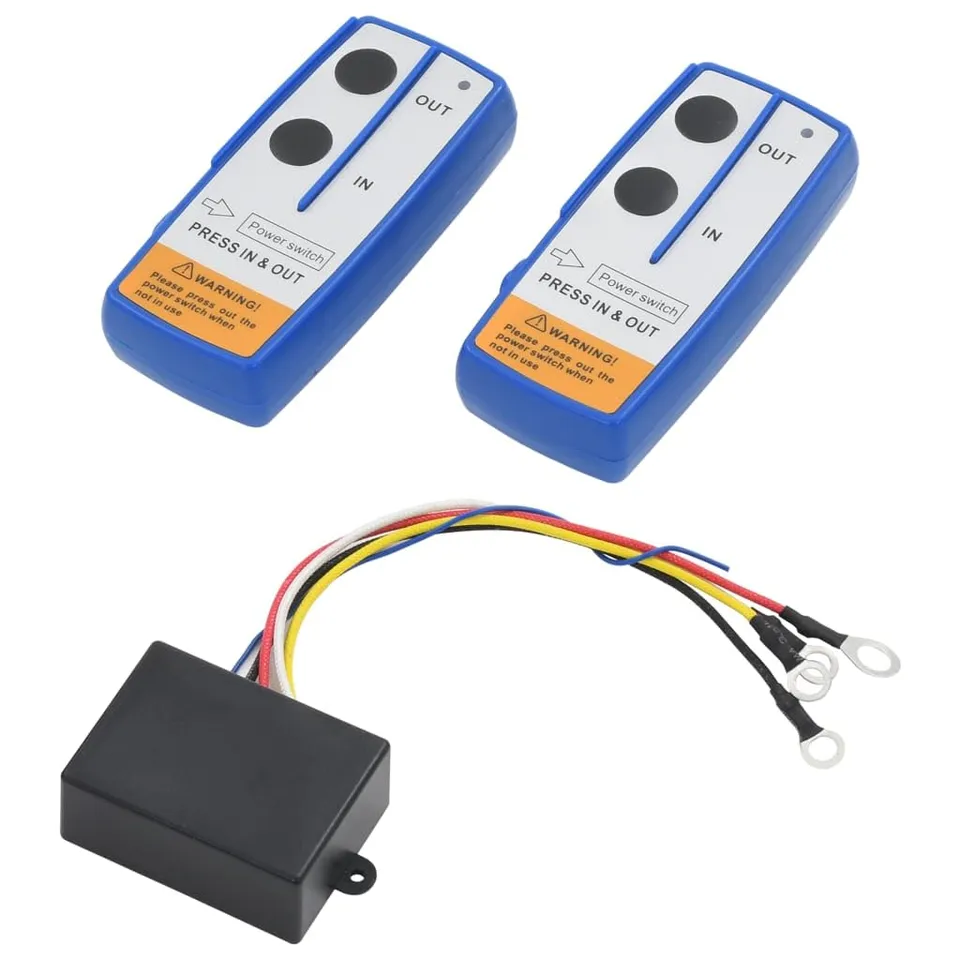 vidaXL Heim & Garten Funkfernbedienung Winde 12V 2 Stk