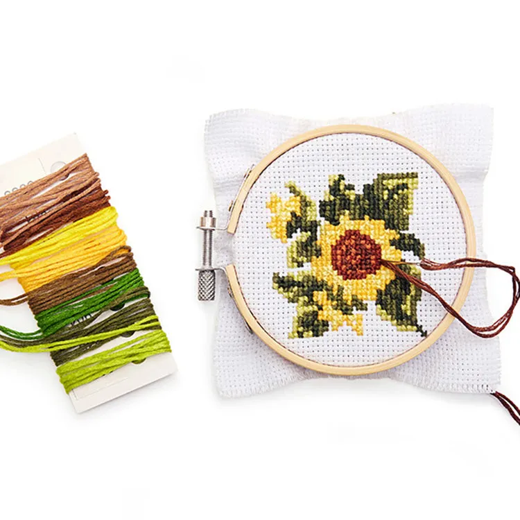 Kikkerland Crafters Sunflower Mini Stickset Sonnenblume