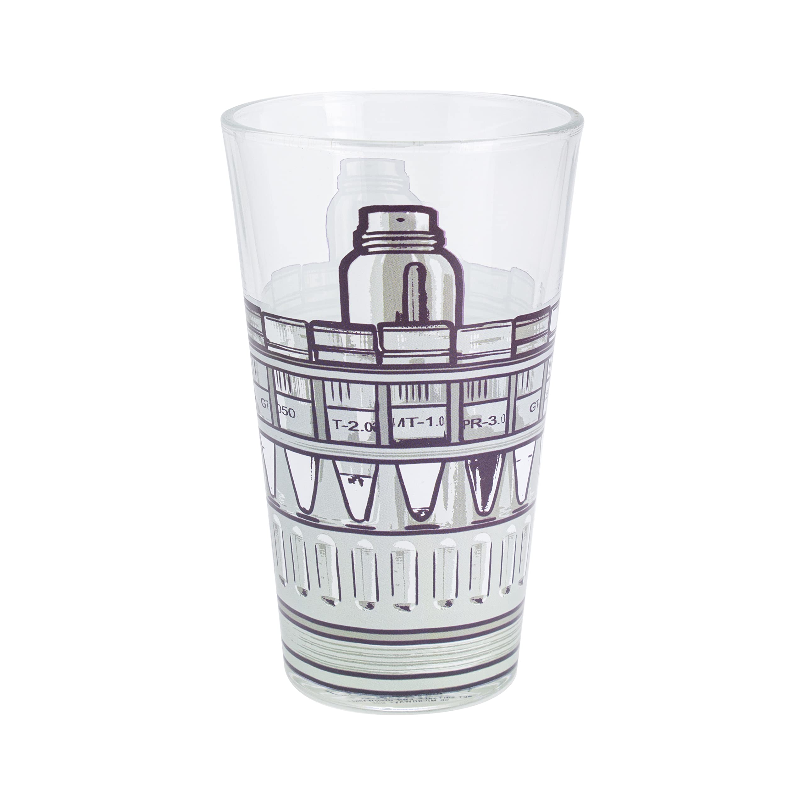Paladone Drinkware Jurassic Park Glas 450ml Barbasol Dose