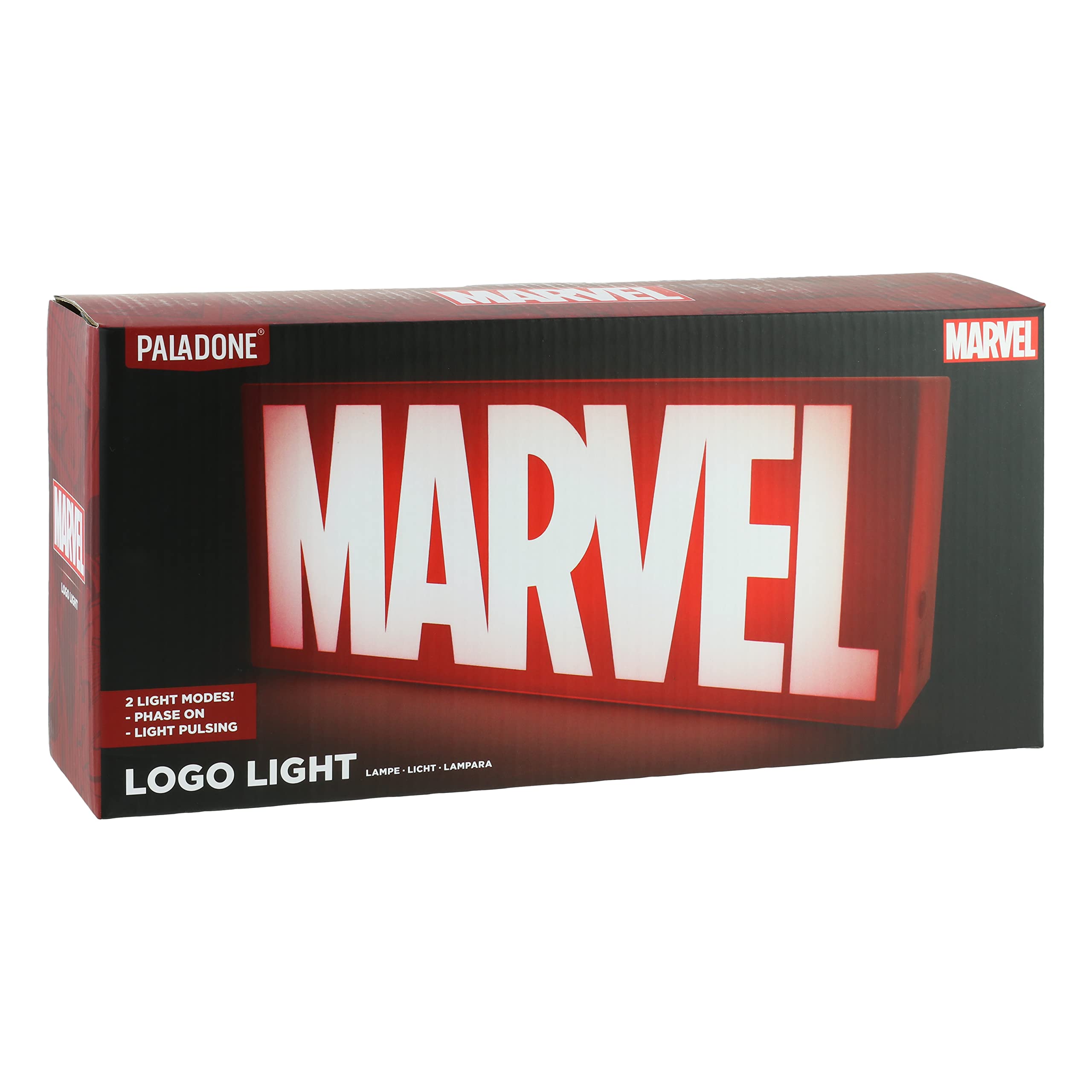 Paladone Lighting Marvel Logo Leuchtschild mit 2 Modi