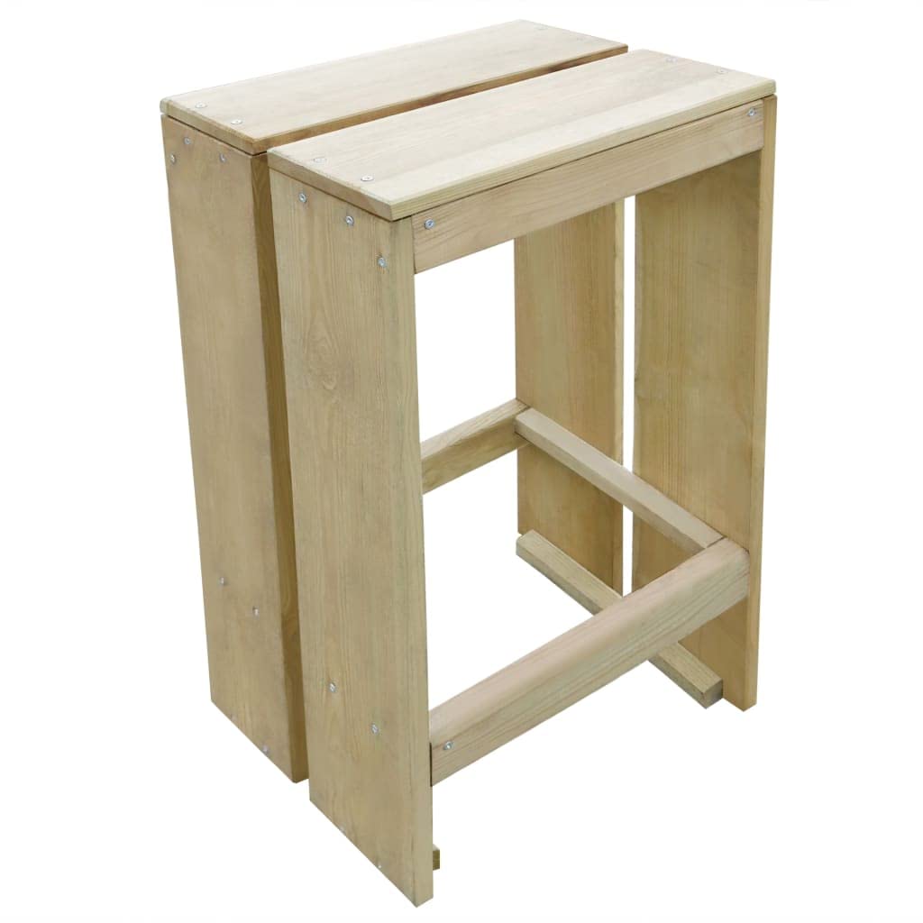 vidaXL Gartenbar-Set 5-tlg Kiefernholz imprägniert
