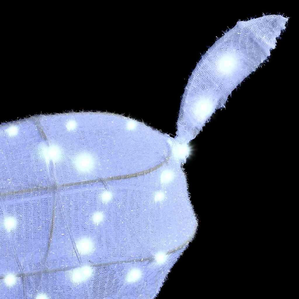 vidaXL Rentierfamilie 3-tlg LED Weihnachtsdeko kaltweiß 300 LEDs