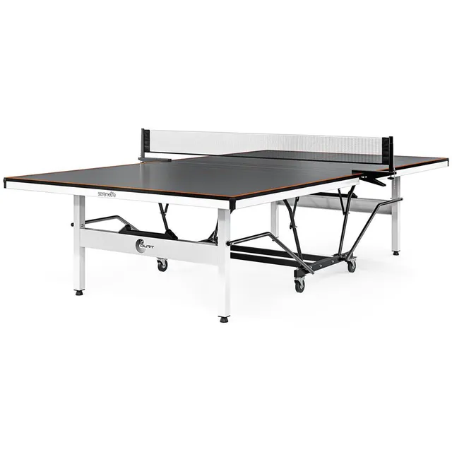 Serenelife Game Tischtennisplatte grau klappbar MDF mit Netz