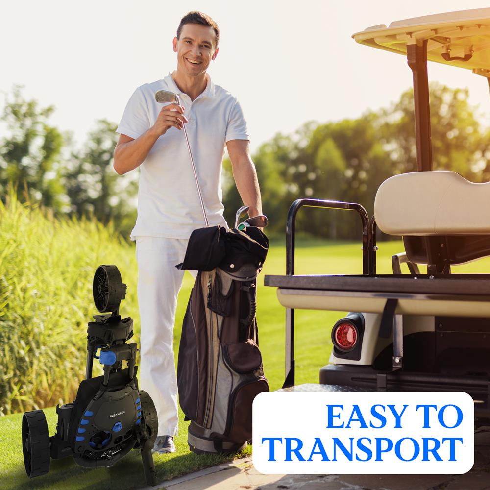 Serenelife Golf Trolley Elektro 3-Rad Alu faltbar