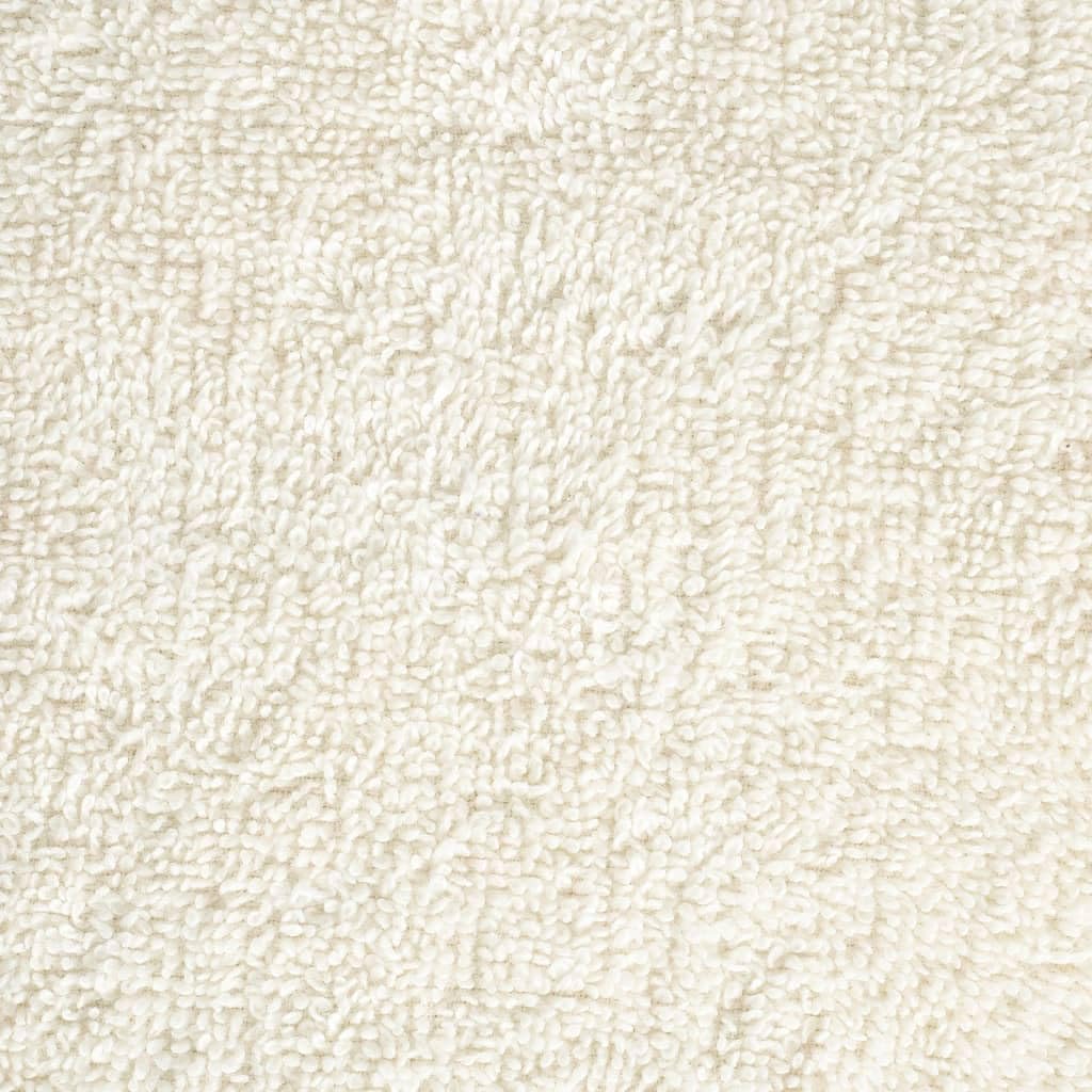 vidaXL SOLUND Handtuch-Set 12-tlg. Creme 600 g/m² Baumwolle