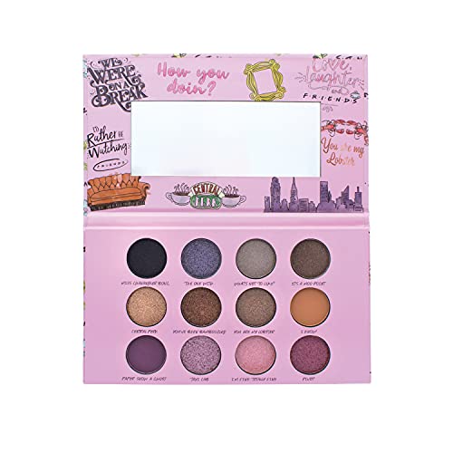 Paladone Friends Lidschatten-Palette 12 Farben rosa
