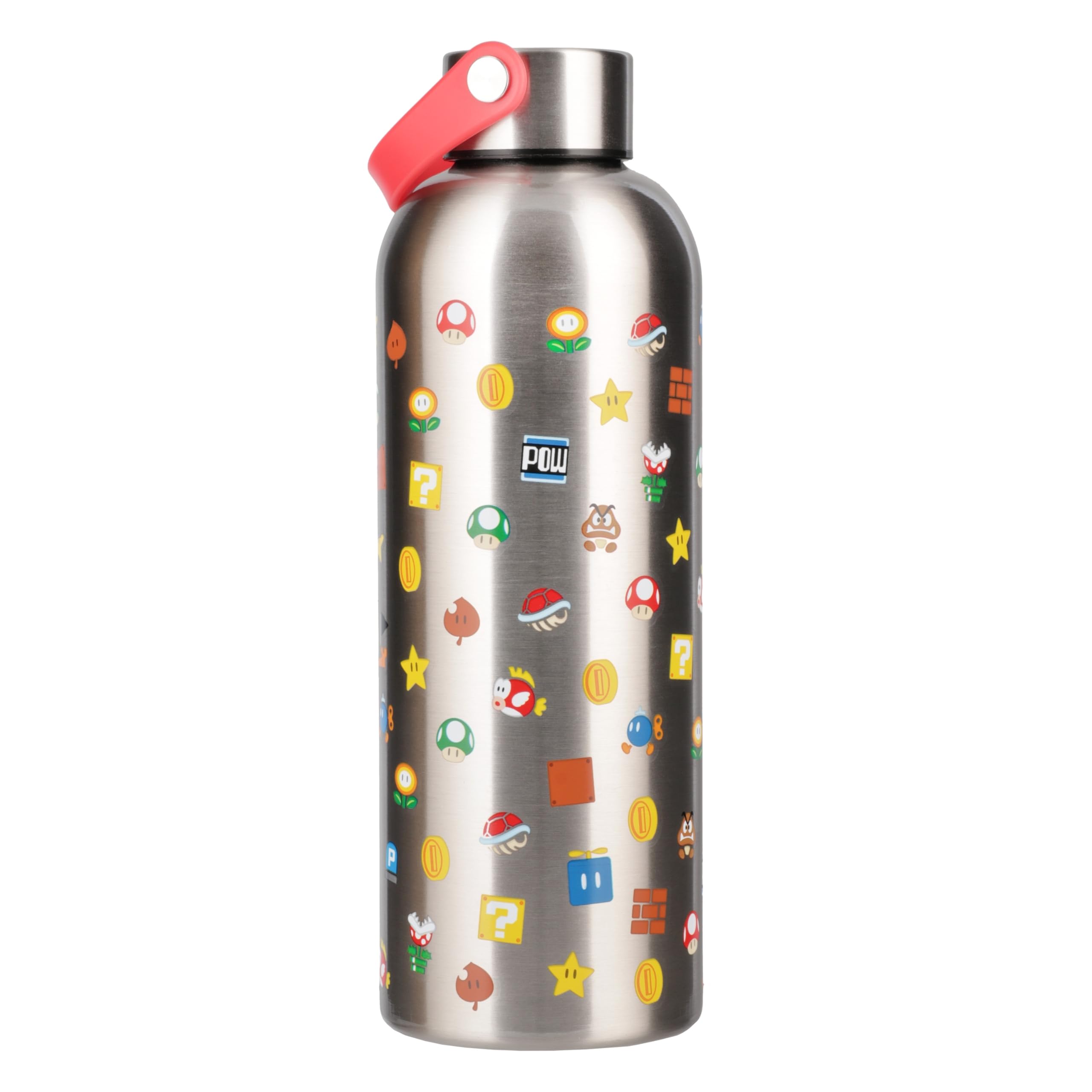 Paladone Super Mario Metall-Trinkflasche 500 ml Edelstahl