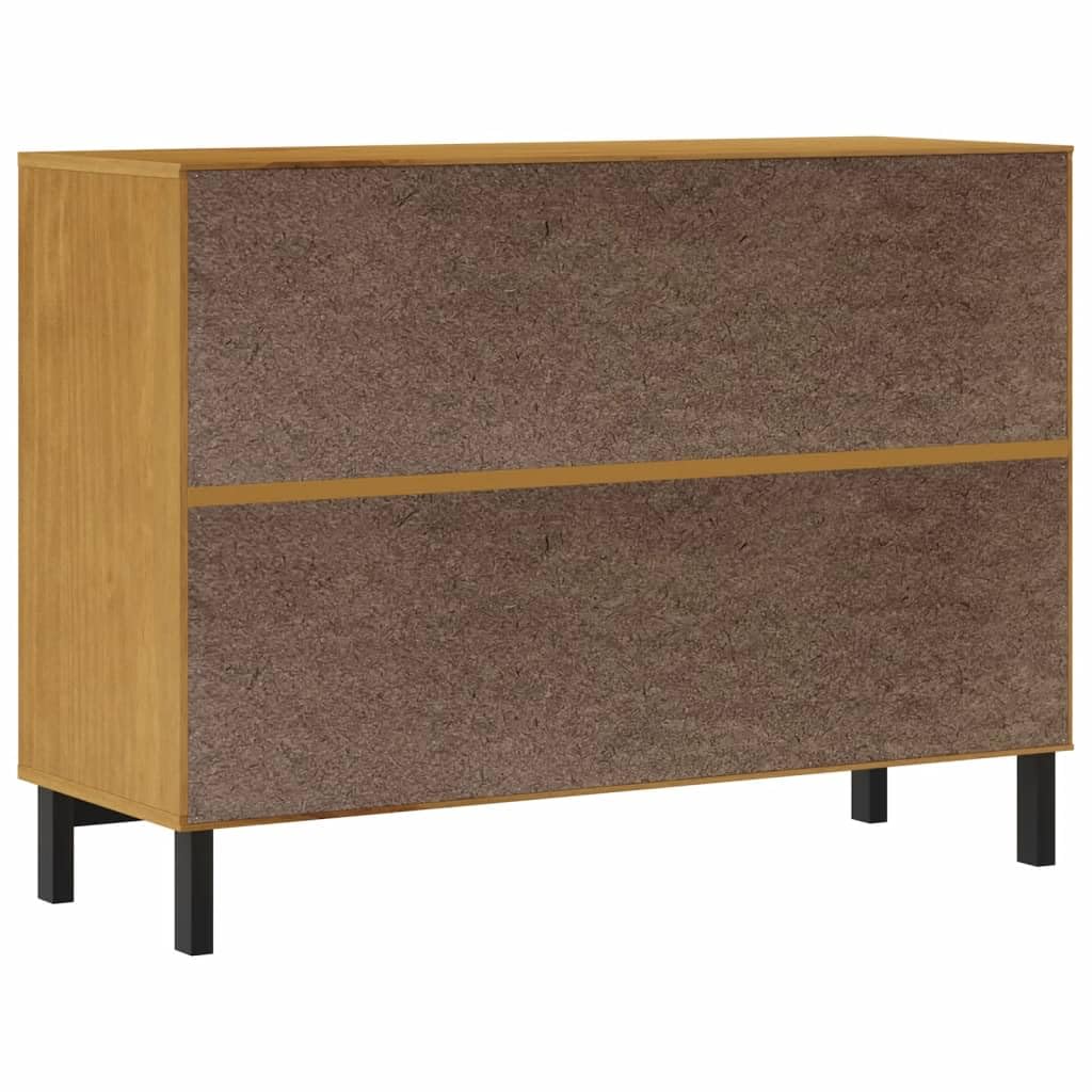 vidaXL FLAM Schubladenschrank Kiefer 110x40x80 4 Schubladen