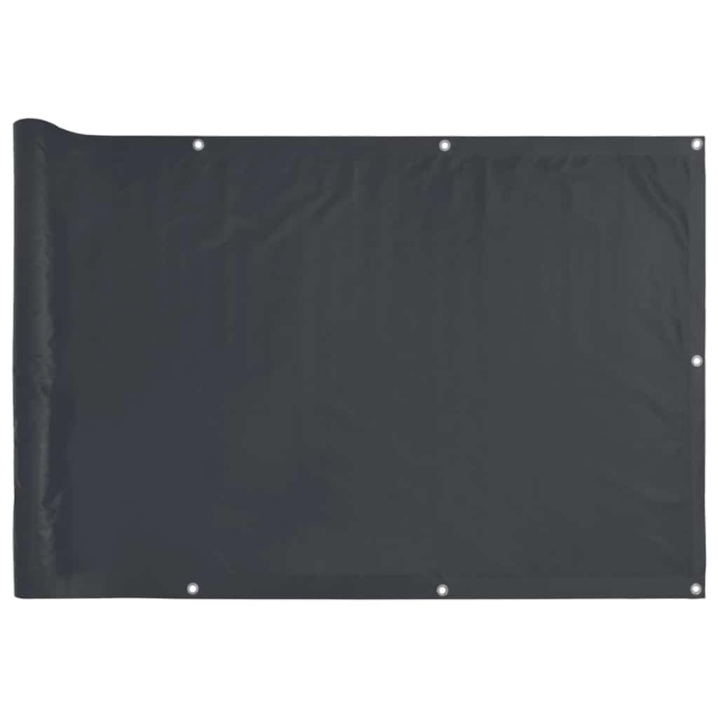 vidaXL Heim & Garten Sichtschutz Anthrazit 800x120 cm PVC