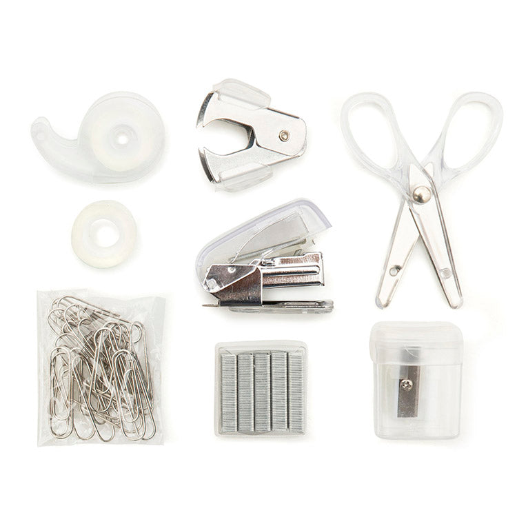 Kikkerland Anywhere Office Kit Mini Büroset 8-teilig Dose