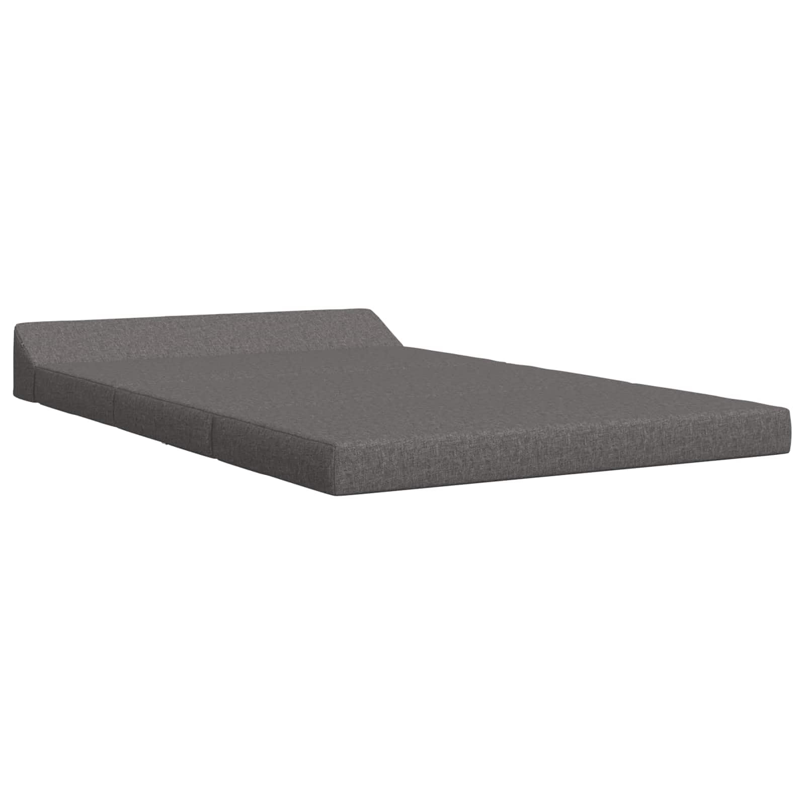 vidaXL Möbel Klappsofa Bett Schlafsofa Hellgrau 120 cm Stoff