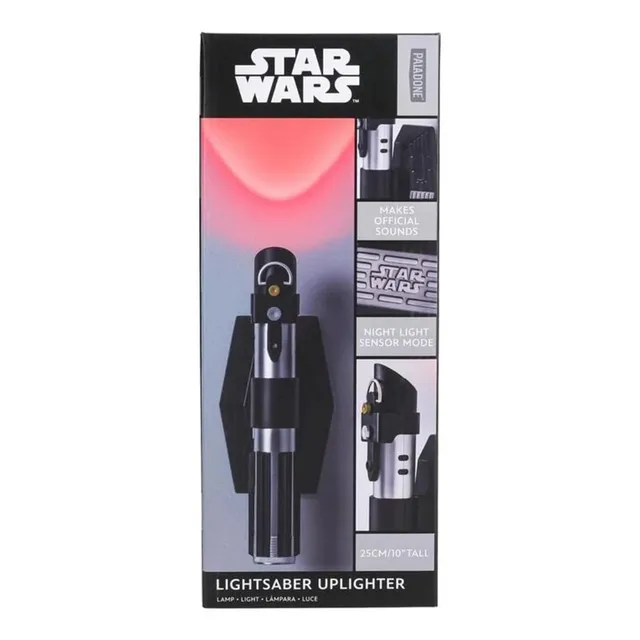 Paladone Star Wars Lichtschwert Wandlicht rot 25 cm Batterie