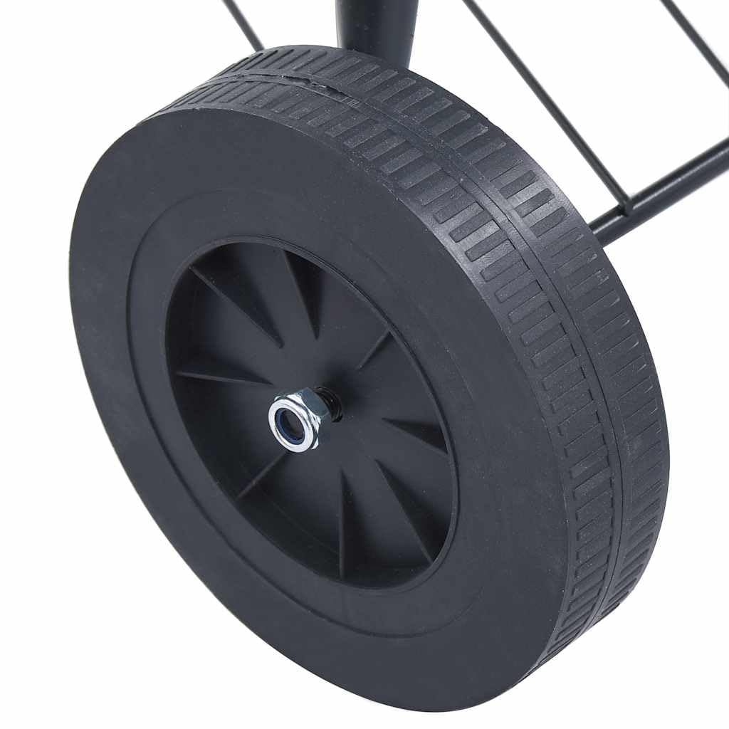 vidaXL Heim & Garten Kugelgrill Holzkohle 44cm mit Rädern
