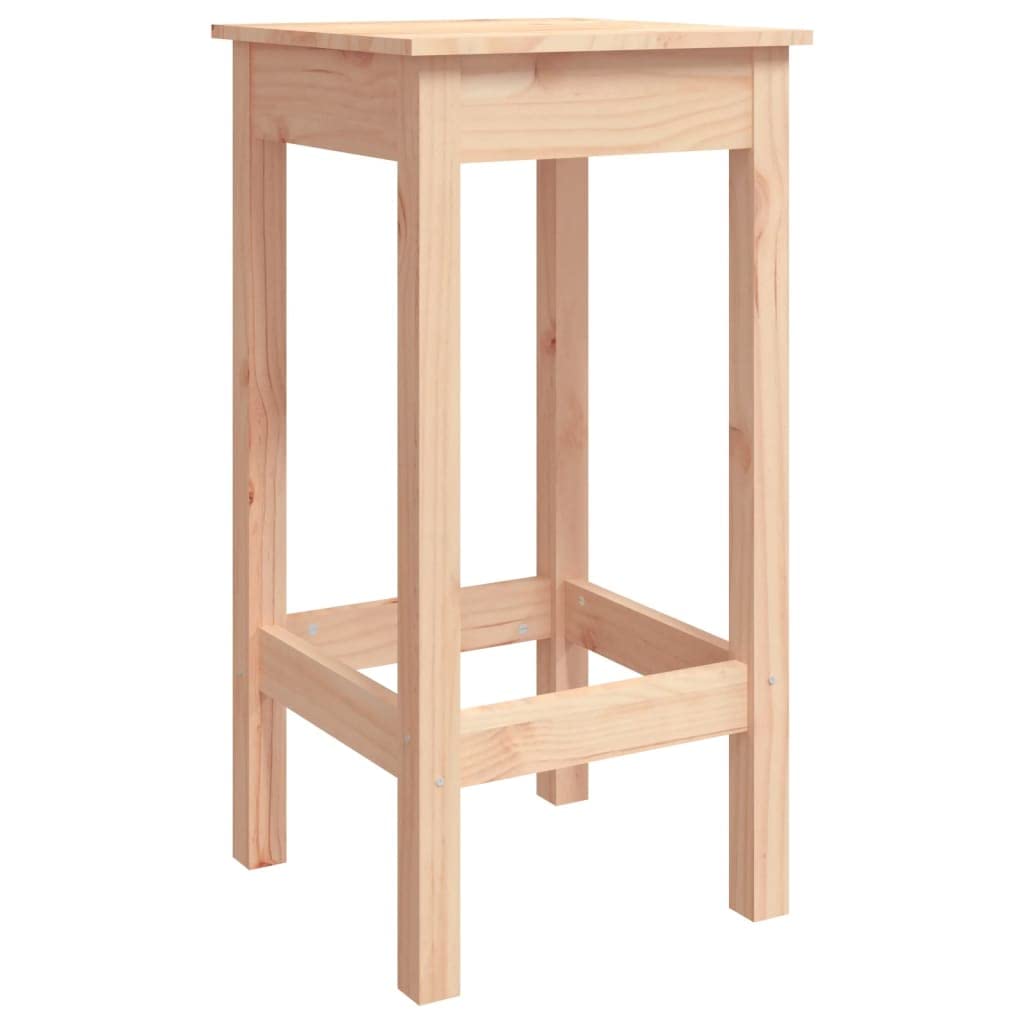 vidaXL 9-tlg. Gartenbar-Set Bartisch Kiefer 8 Hocker